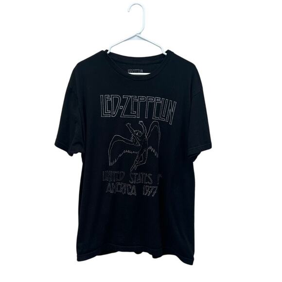 Led Zeppelin Black Band Tee size L - Picture 1 of 8